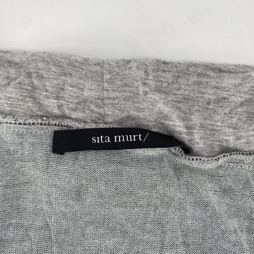 Sita Murt Gray Sleeveless Knit Dress Cowl Neck Size EU 38 / US 4 - Picture 8 of 10